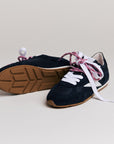 Baskets femme Semerdjian Nelson D513 bleu lacet rose – SMR23