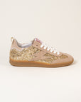 Baskets femme Semerdjian Kayla E115 glitter or – SMR23