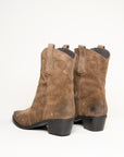 Bottines E1467E1 Crosta Sesamo talon 5 cm bout effilé