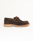 Mocassins KIM17 Camoscio TDM — Croûte de cuir marron et doublure cuir de veau
