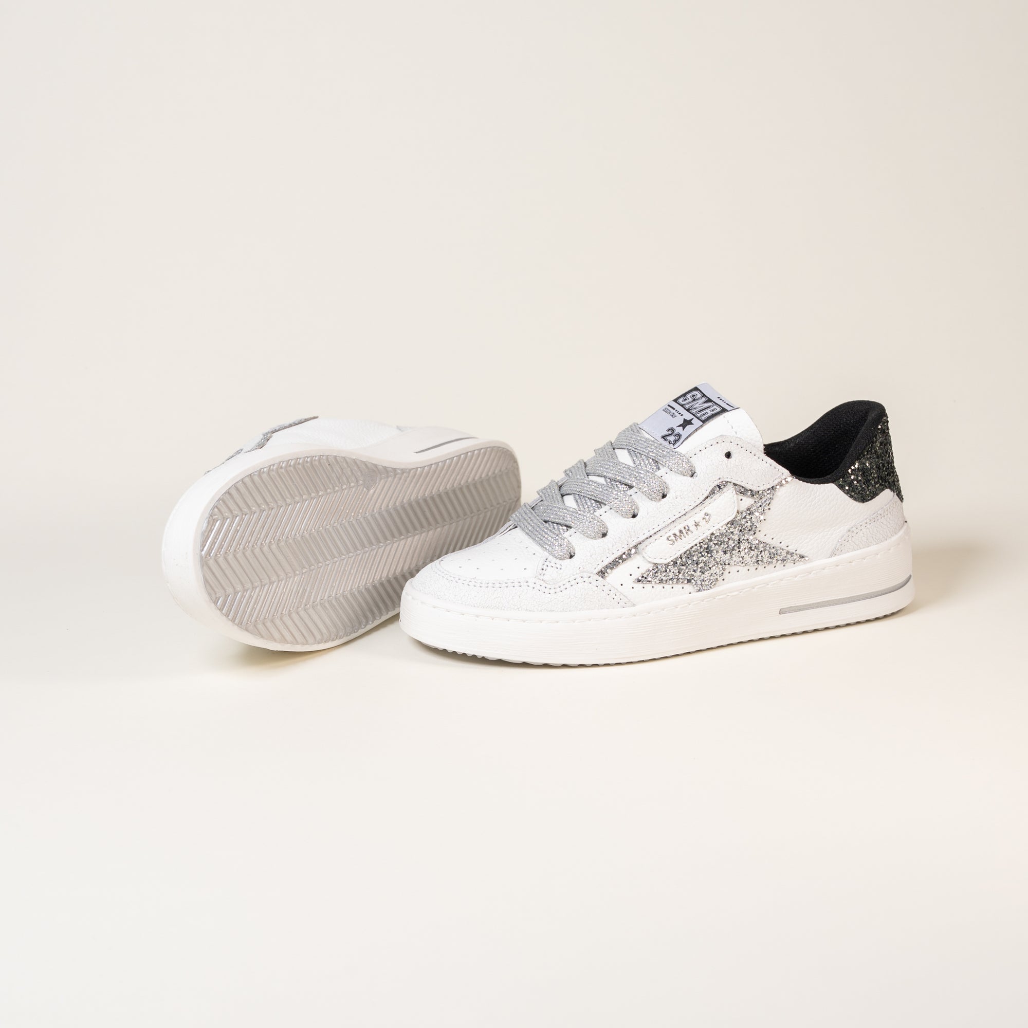 Baskets femme Semerdjian ALE E478 glitter anthracite – SMR23