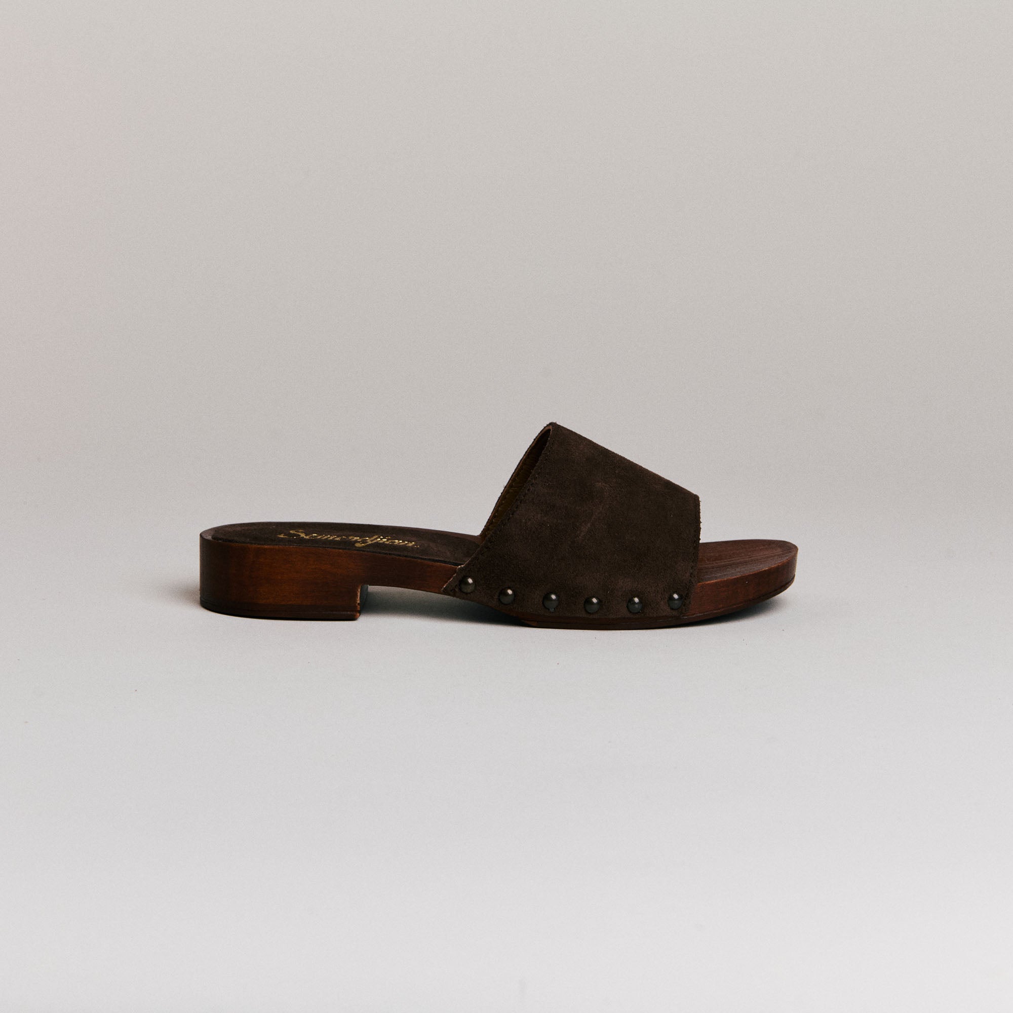 Mules femme Semerdjian Iole Crosta Tabacco – SMR23