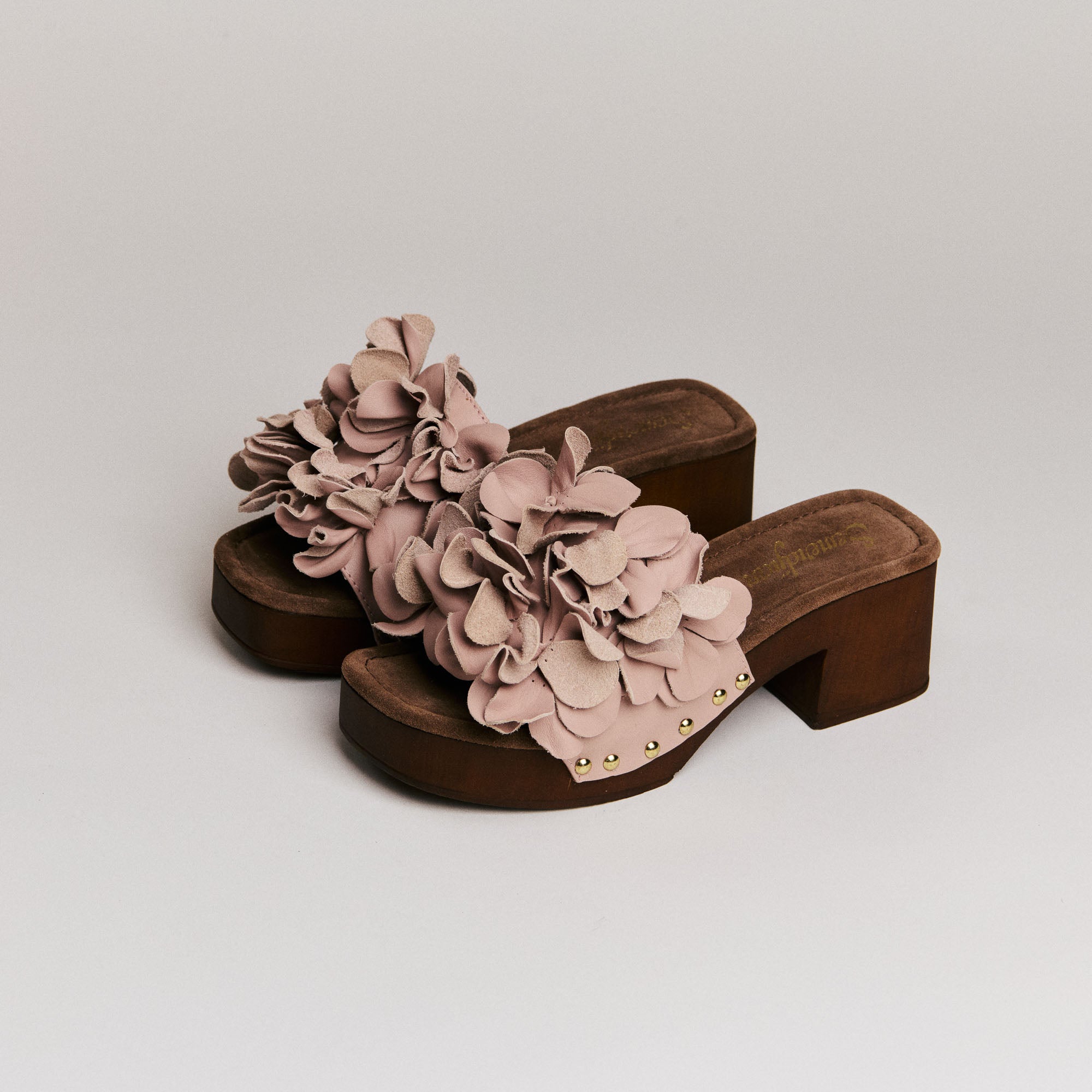 Mules femme Semerdjian Z30 Oslo cuir vue au dessus made in Europe