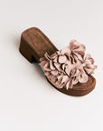 Mules femme Semerdjian Z30 Oslo cuir  marron artisanal européen