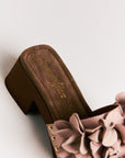 Mules femme Semerdjian Z30 Oslo cuir marron 