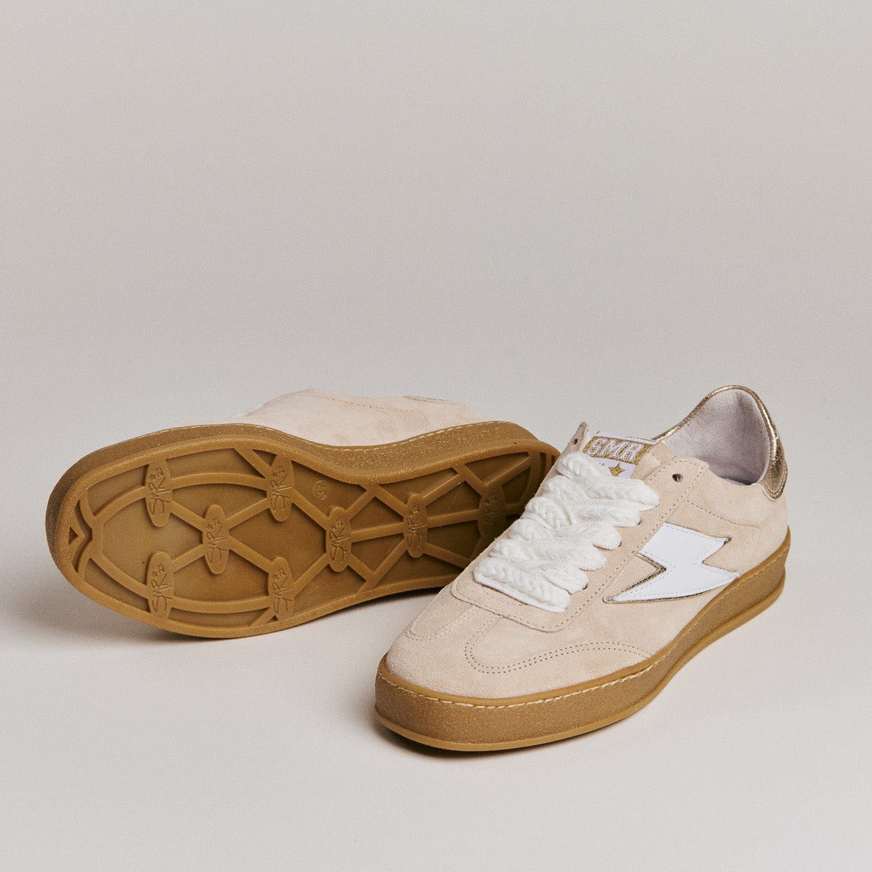 Baskets femme Semerdjian India D147 Beige – SMR23