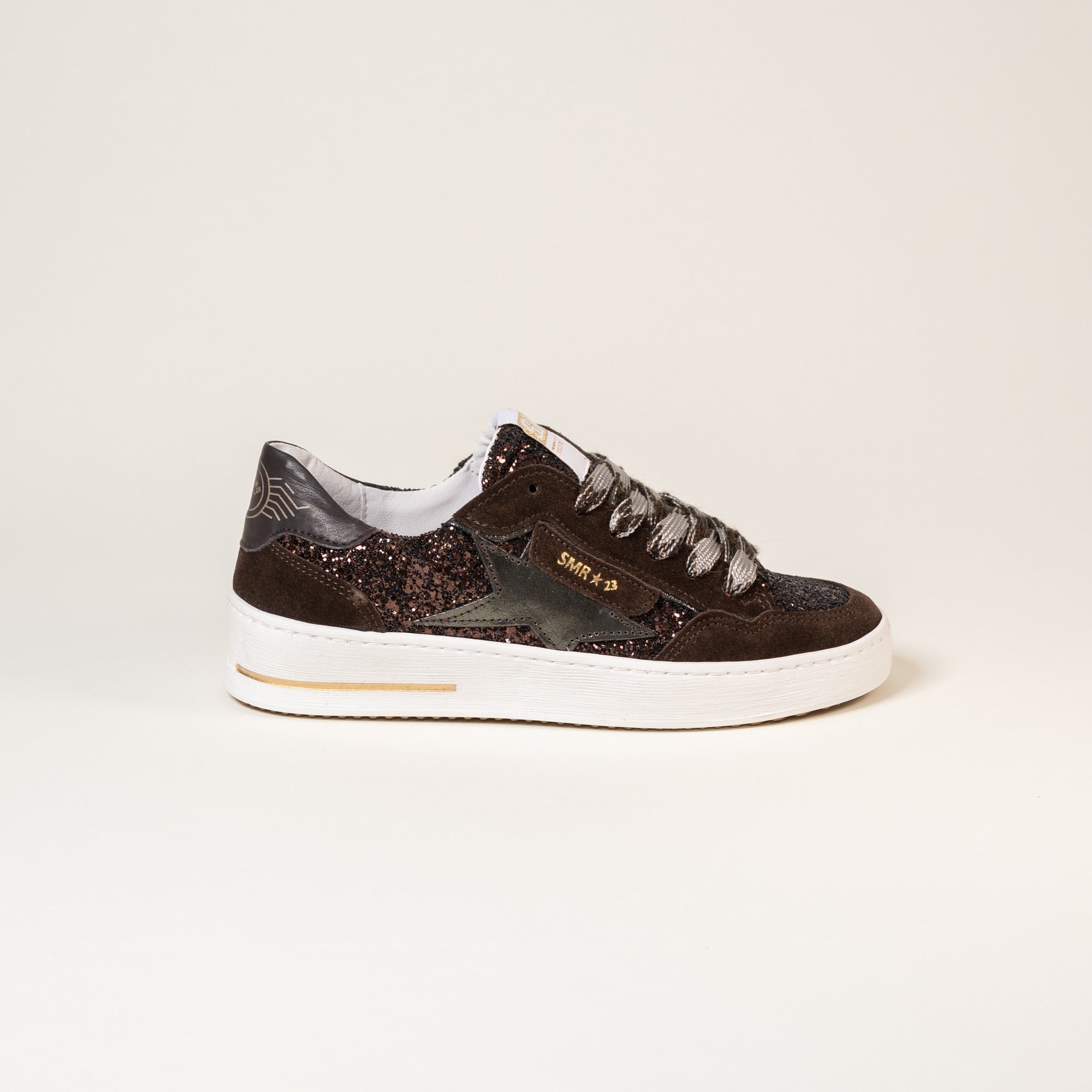 Baskets femme Semerdjian ALE E481 cuir marron – SMR23