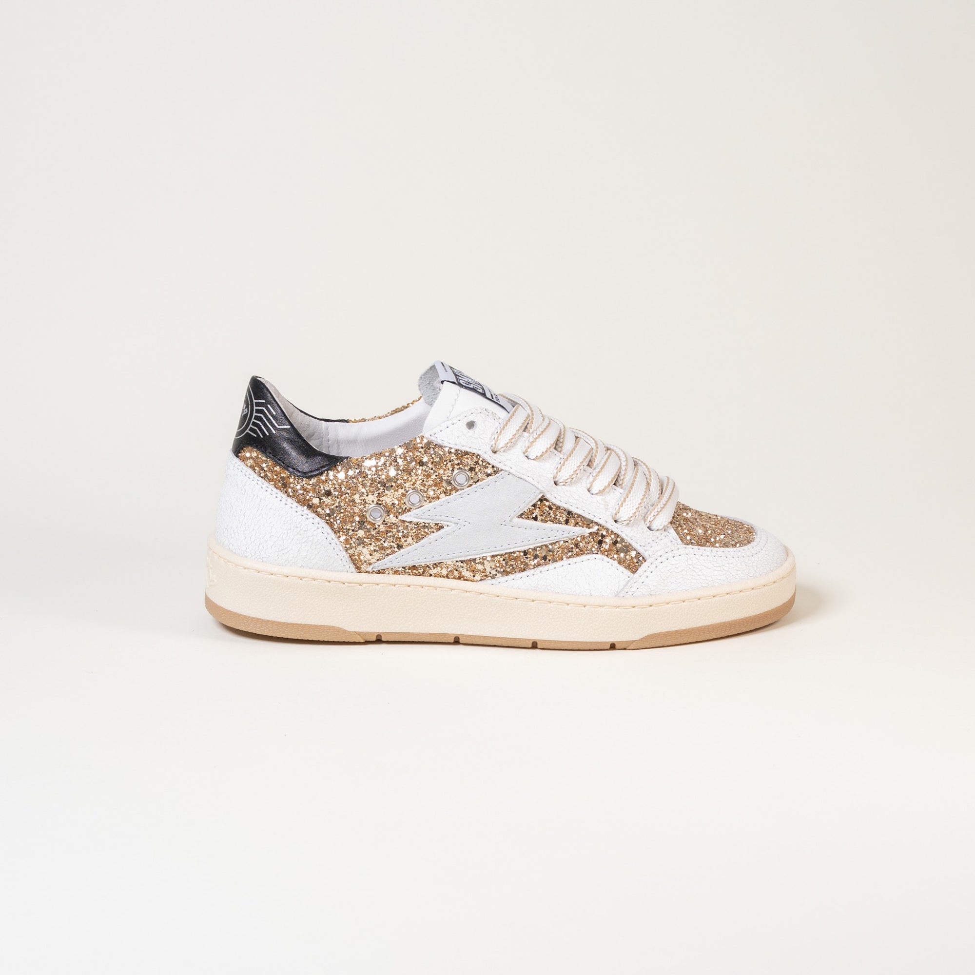 Baskets femme Semerdjian Dany E192 glitter doré – SMR23