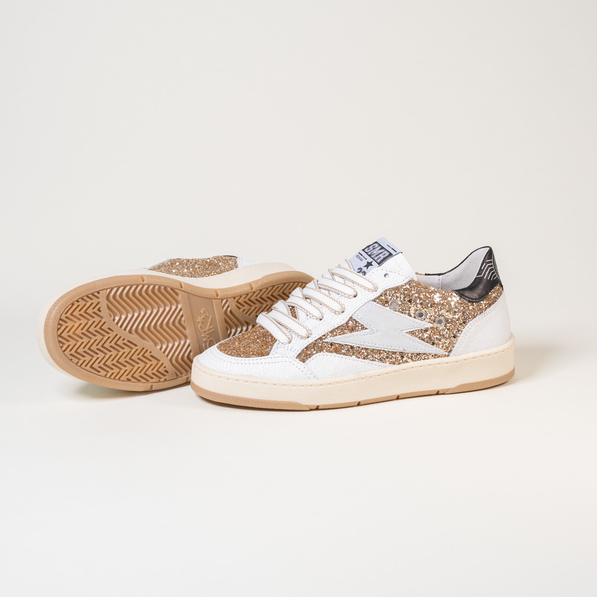 Baskets femme Semerdjian Dany E192 cuir blanc – SMR23