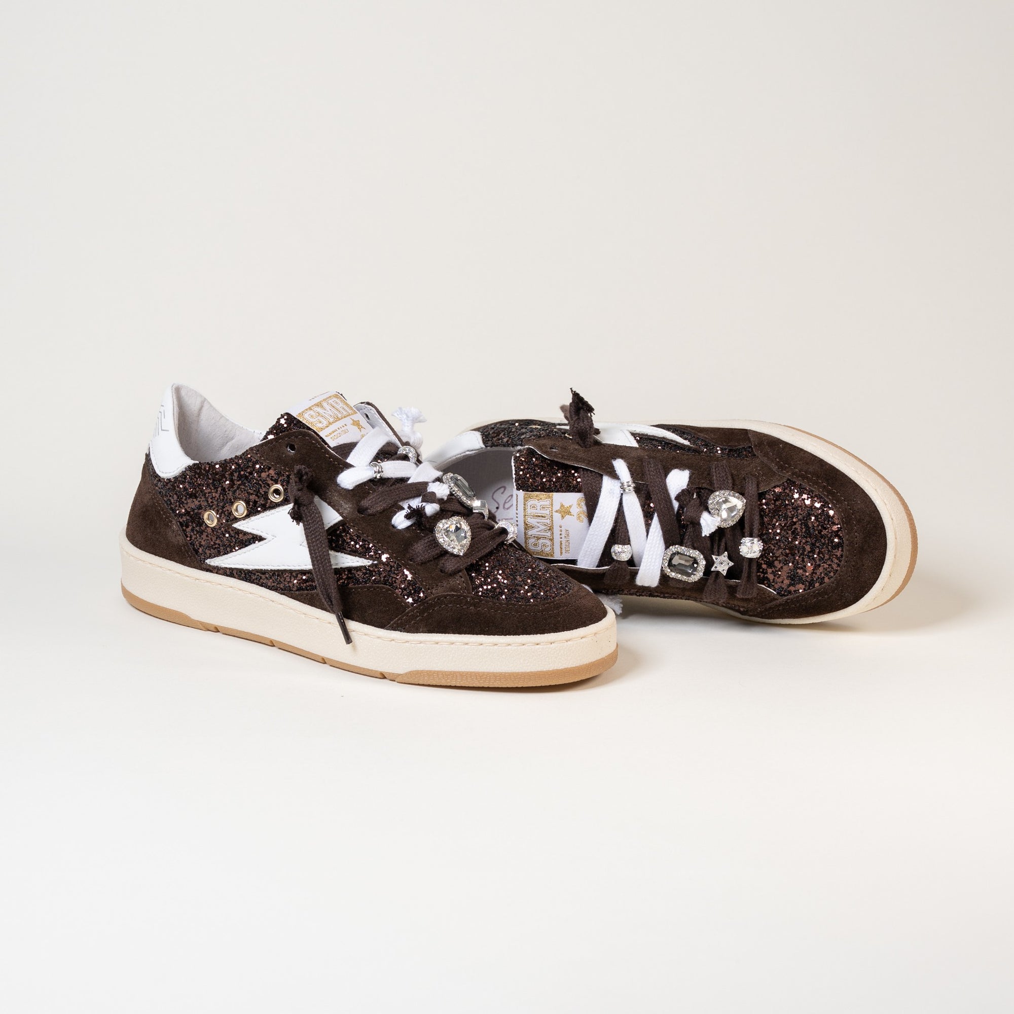 Baskets femme Semerdjian Dany E196 cuir blanc – SMR23