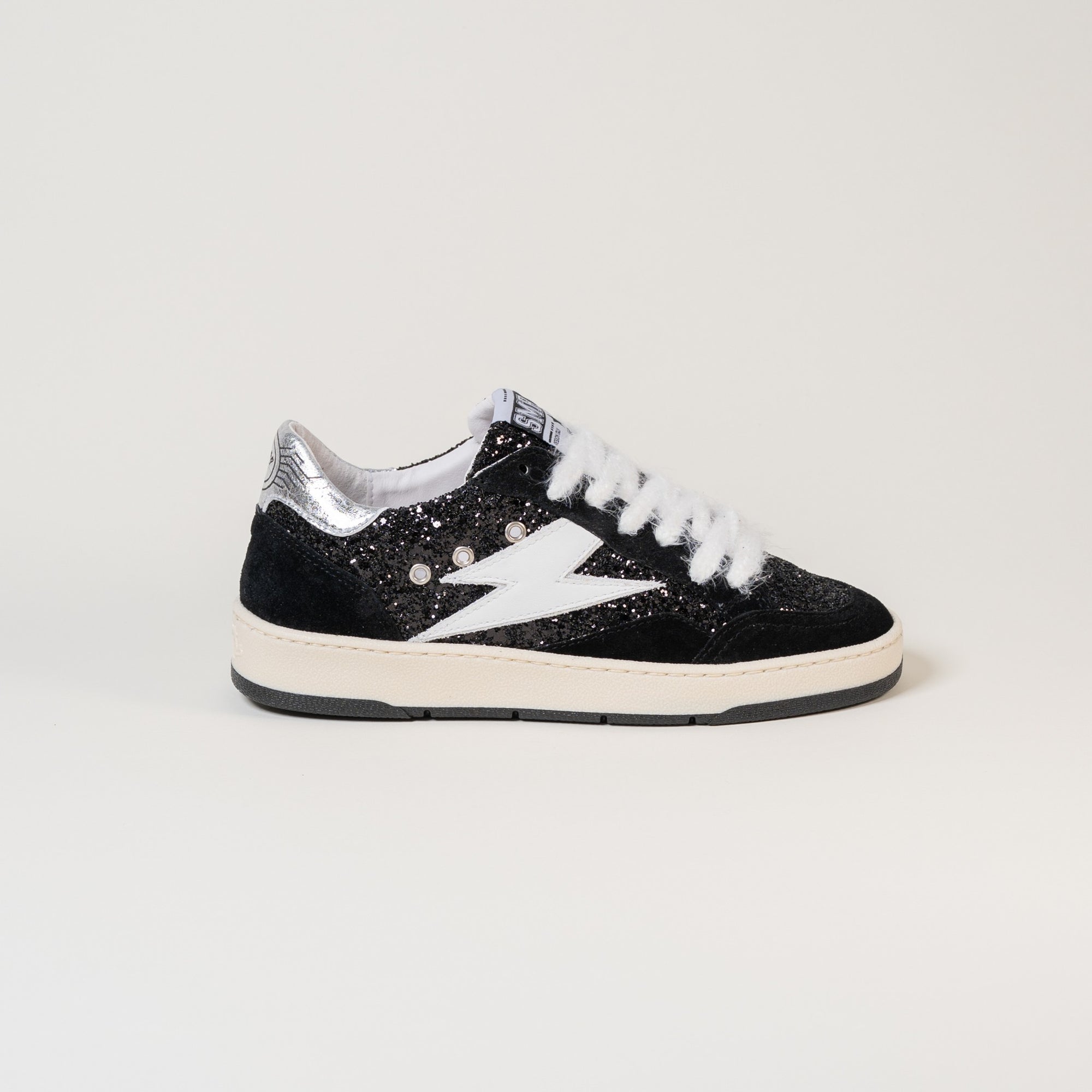 Baskets femme Semerdjian Dany E198 glitter noir – SMR23