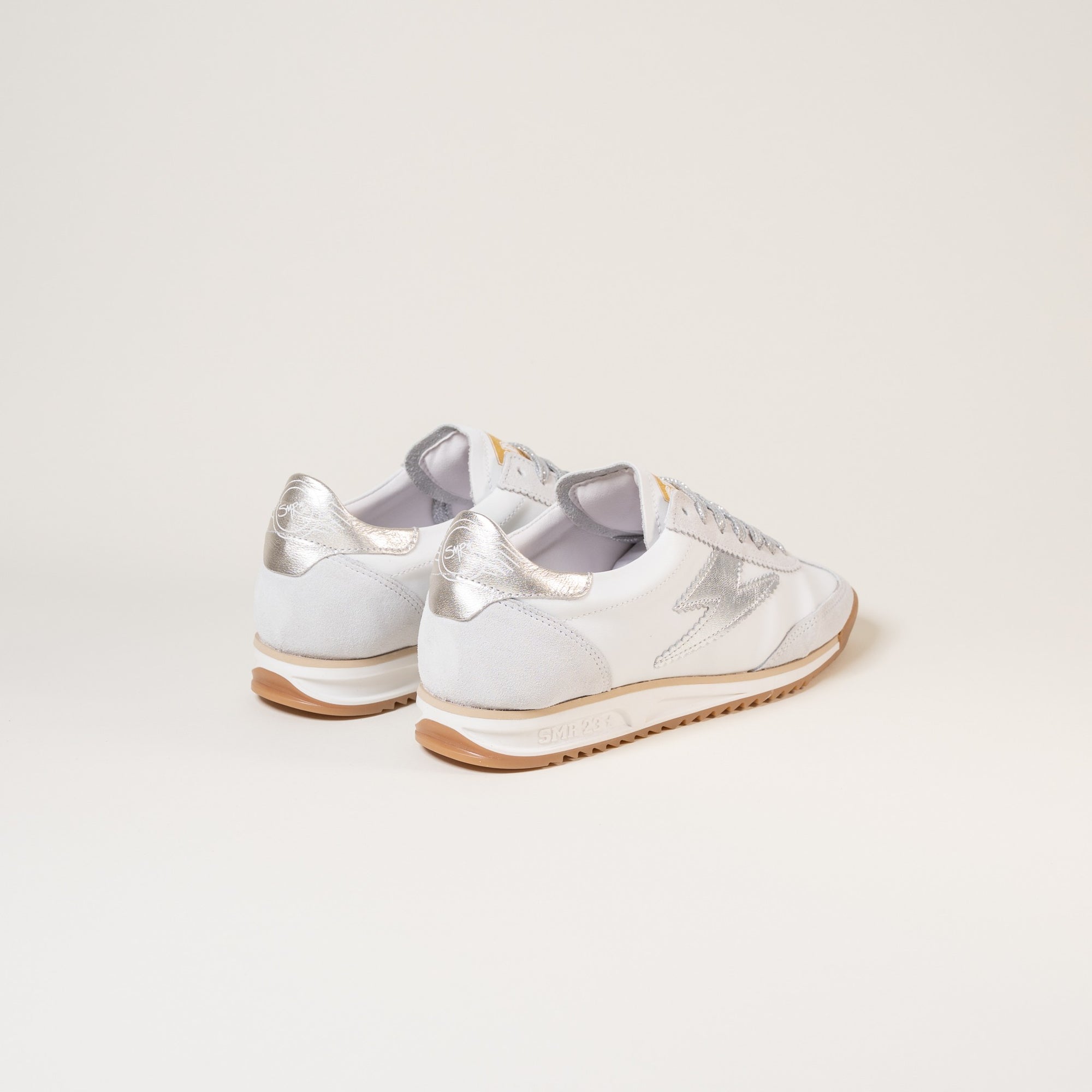 Baskets femme Semerdjian Joyce E313 lacets argent – SMR23