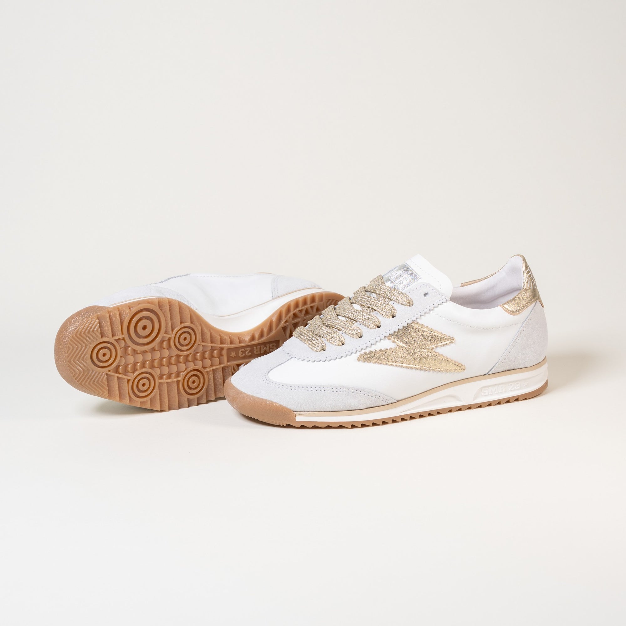 Baskets femme Semerdjian Joyce E314 croûte de cuir gris – SMR23