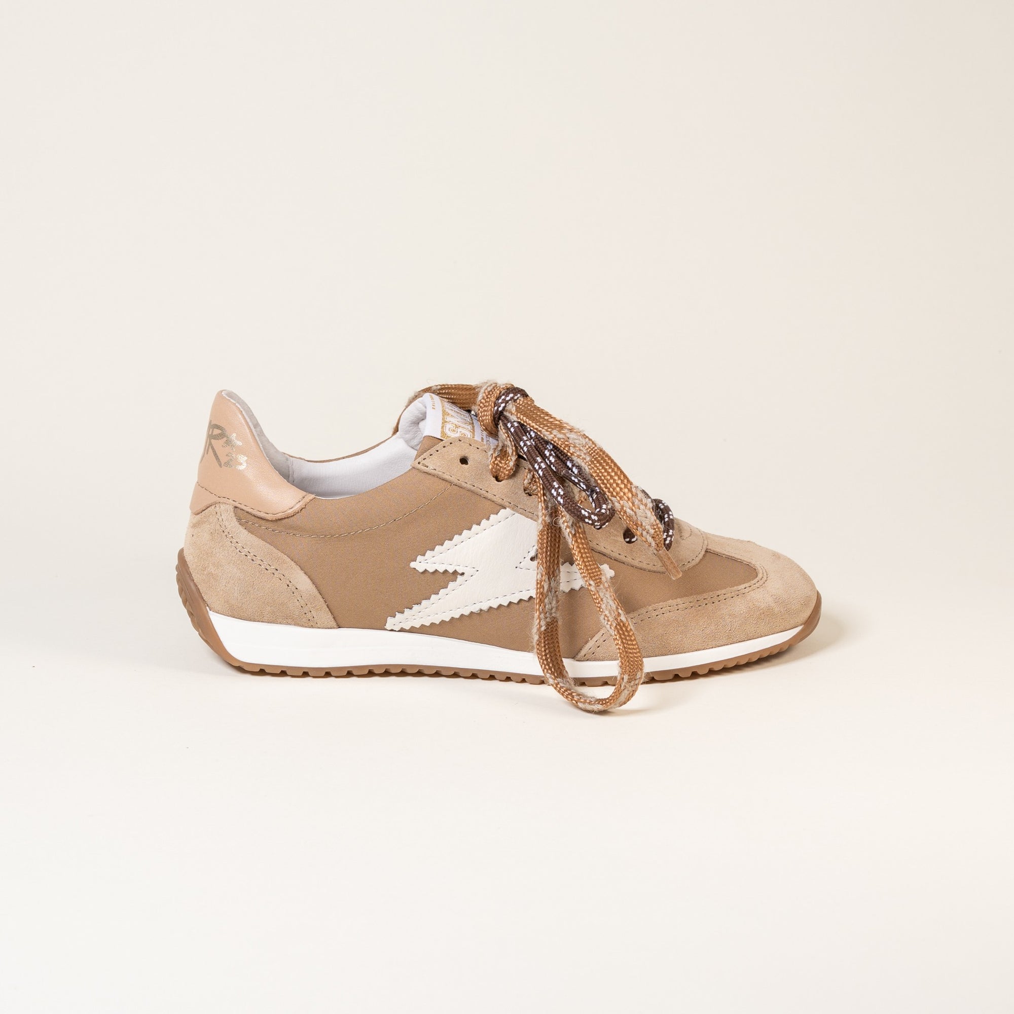 Baskets femme Semerdjian June E274 toile beige – SMR23