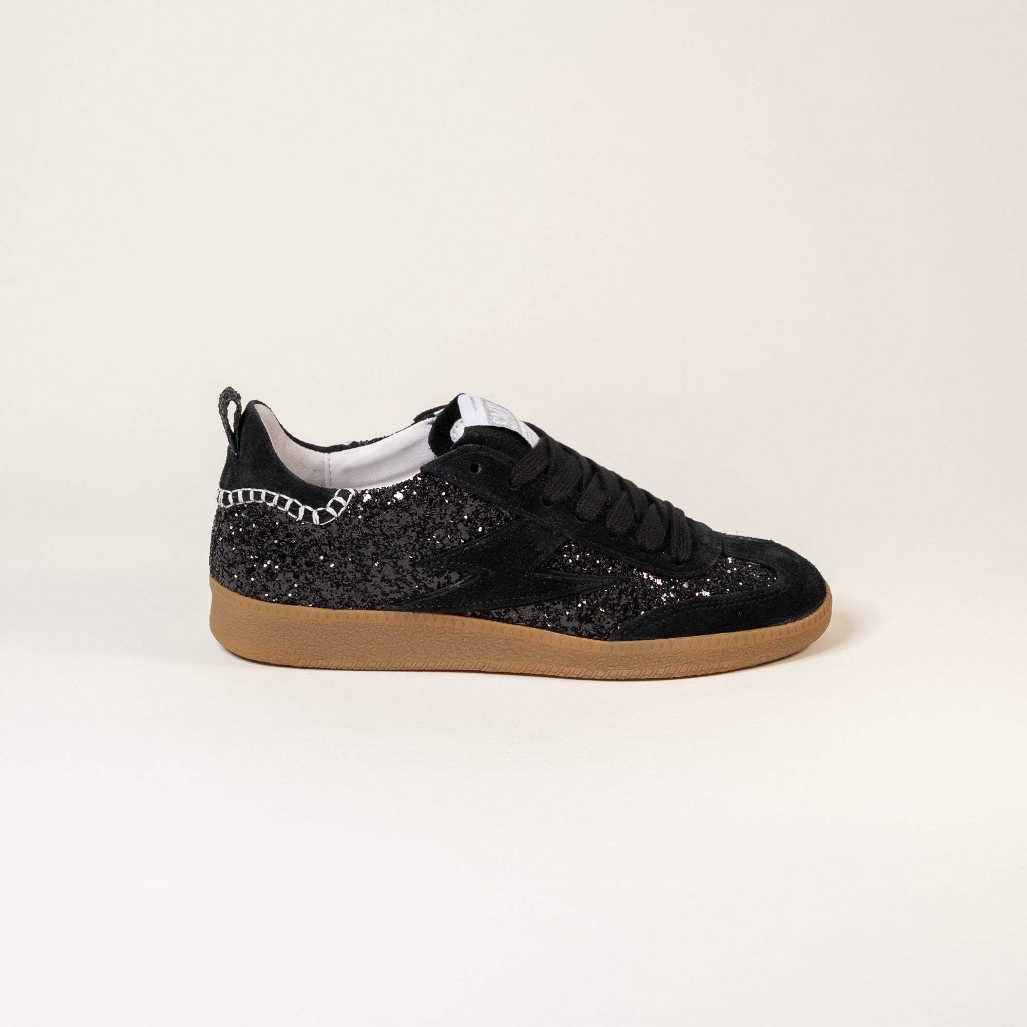 Baskets femme Semerdjian Kayla E110 glitter noir – SMR23