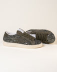 Baskets femme Semerdjian Maya E183 lacets coton kaki – SMR23
