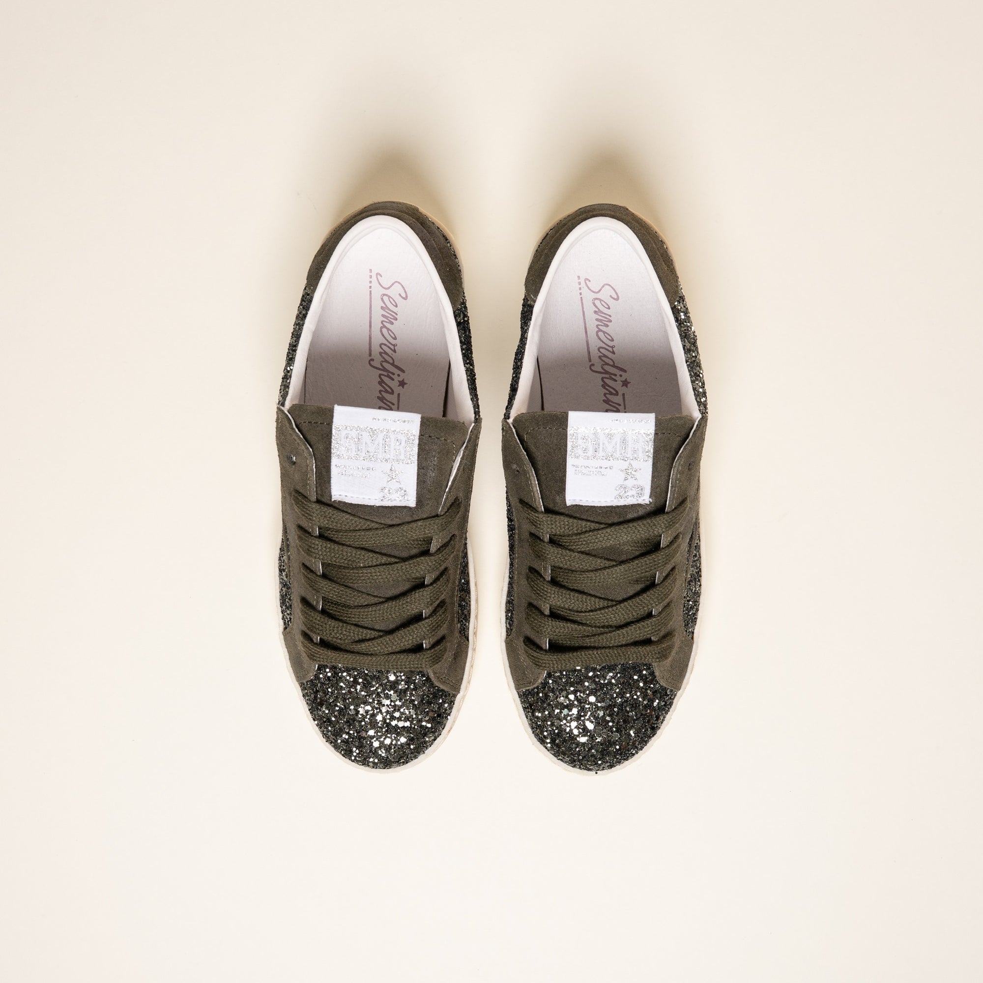 Baskets femme Semerdjian Maya E183 kaki – SMR23