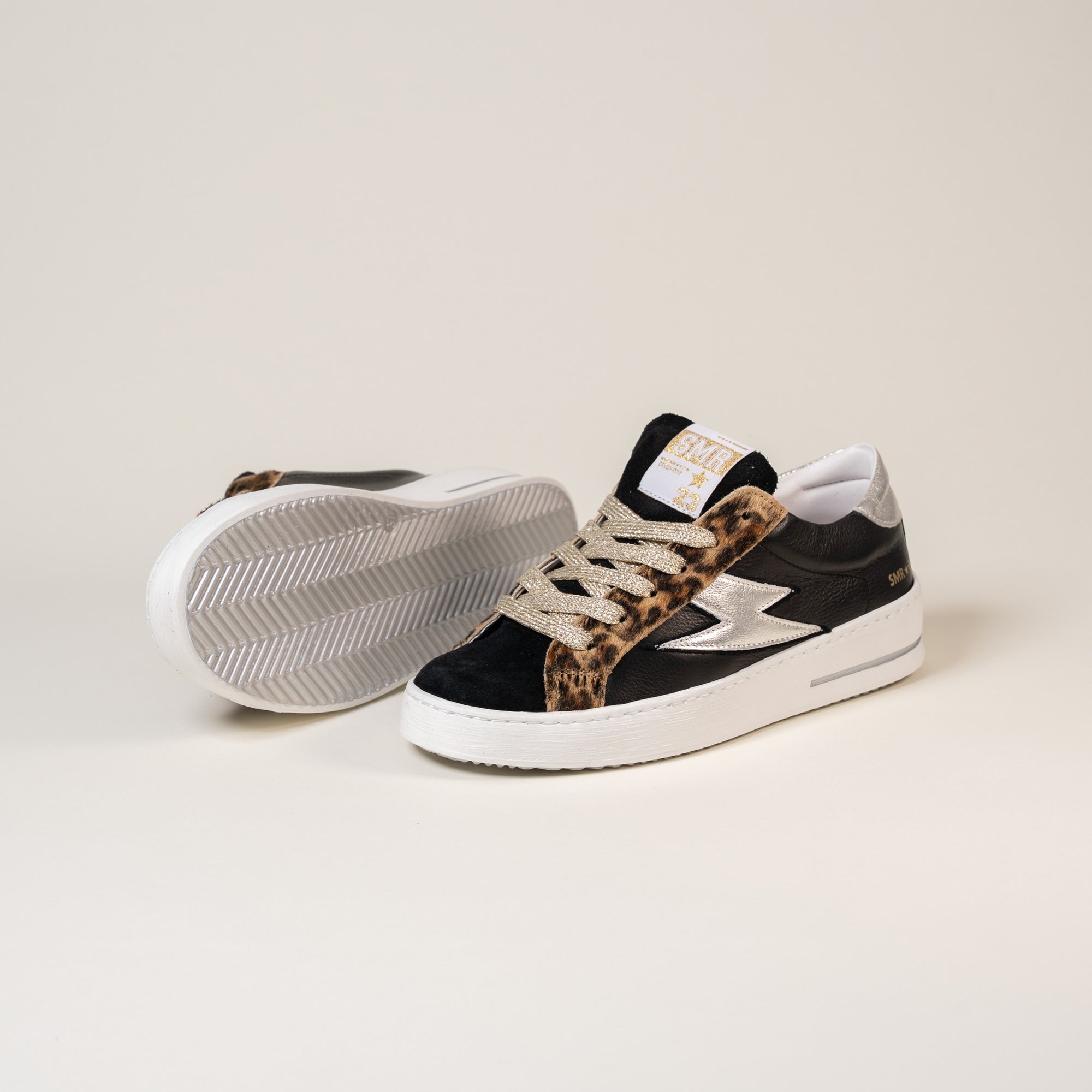 Baskets femme Semerdjian Maya E189 imprimé léopard – SMR23