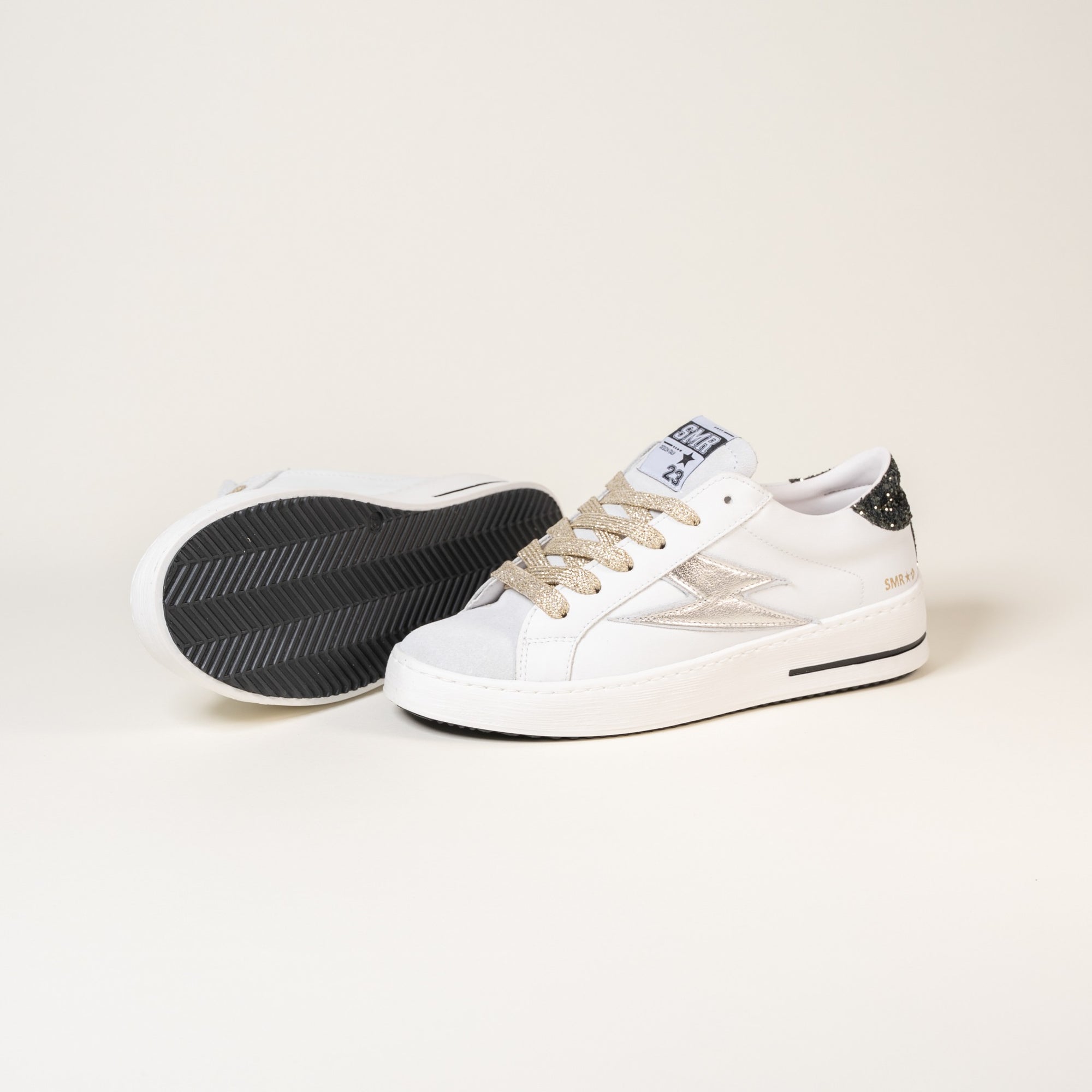 Baskets femme Semerdjian Maya E479 glitter anthracite – SMR23