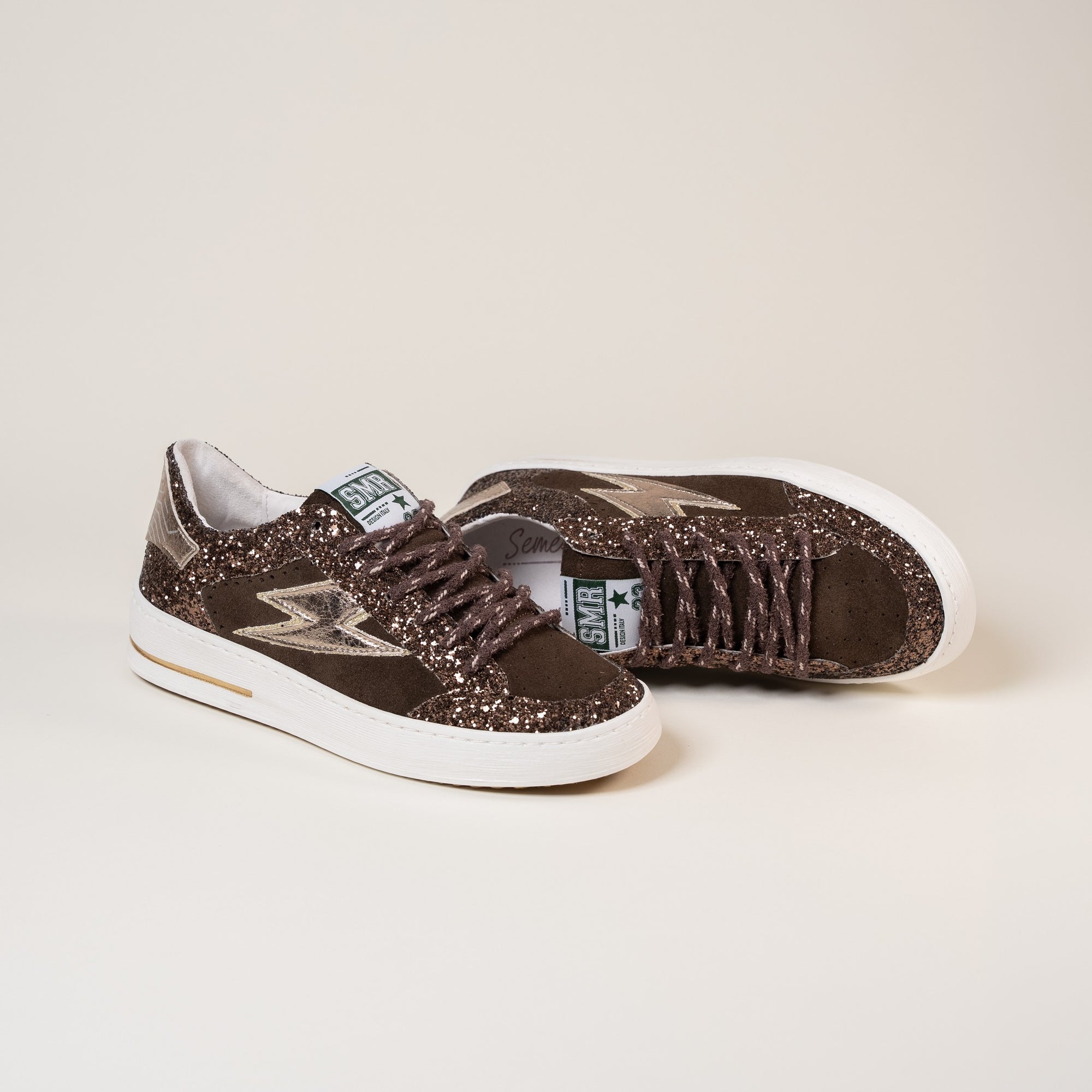 Baskets femme Semerdjian Noubar E475 semelle gomme blanche – SMR23
