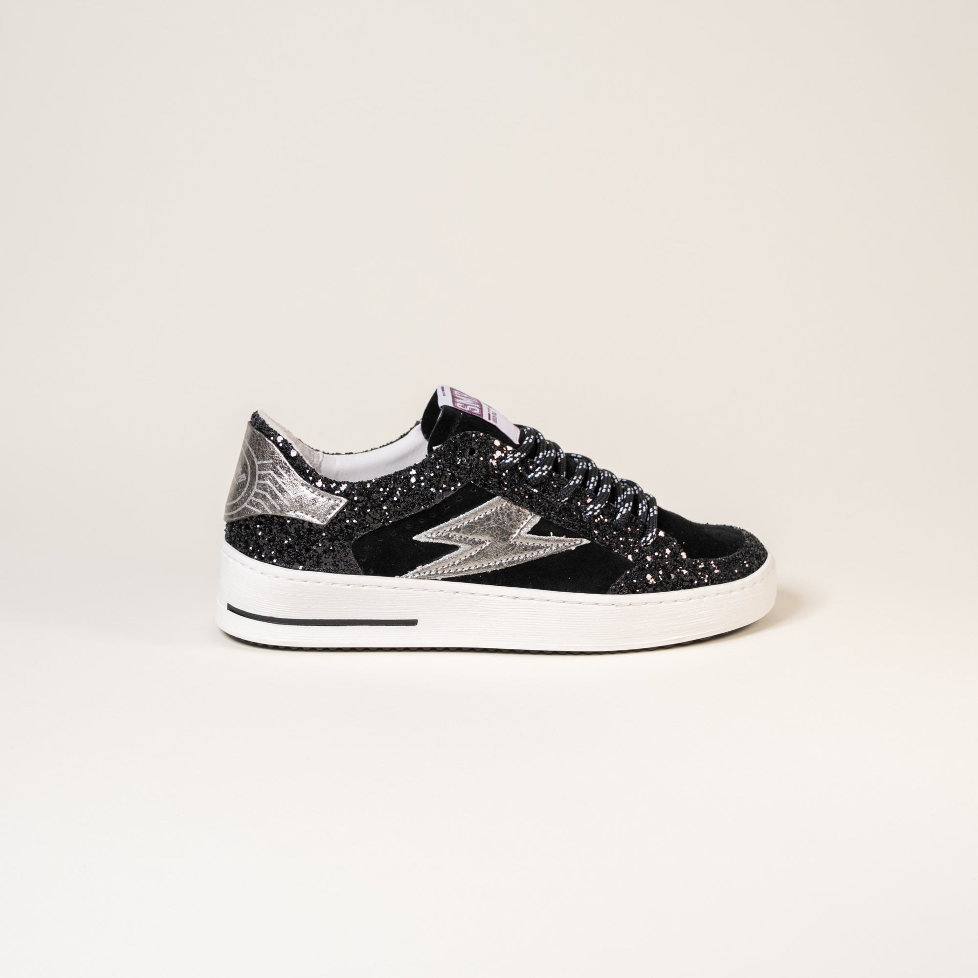 Baskets femme Semerdjian Noubar E476 croûte Noir – SMR23