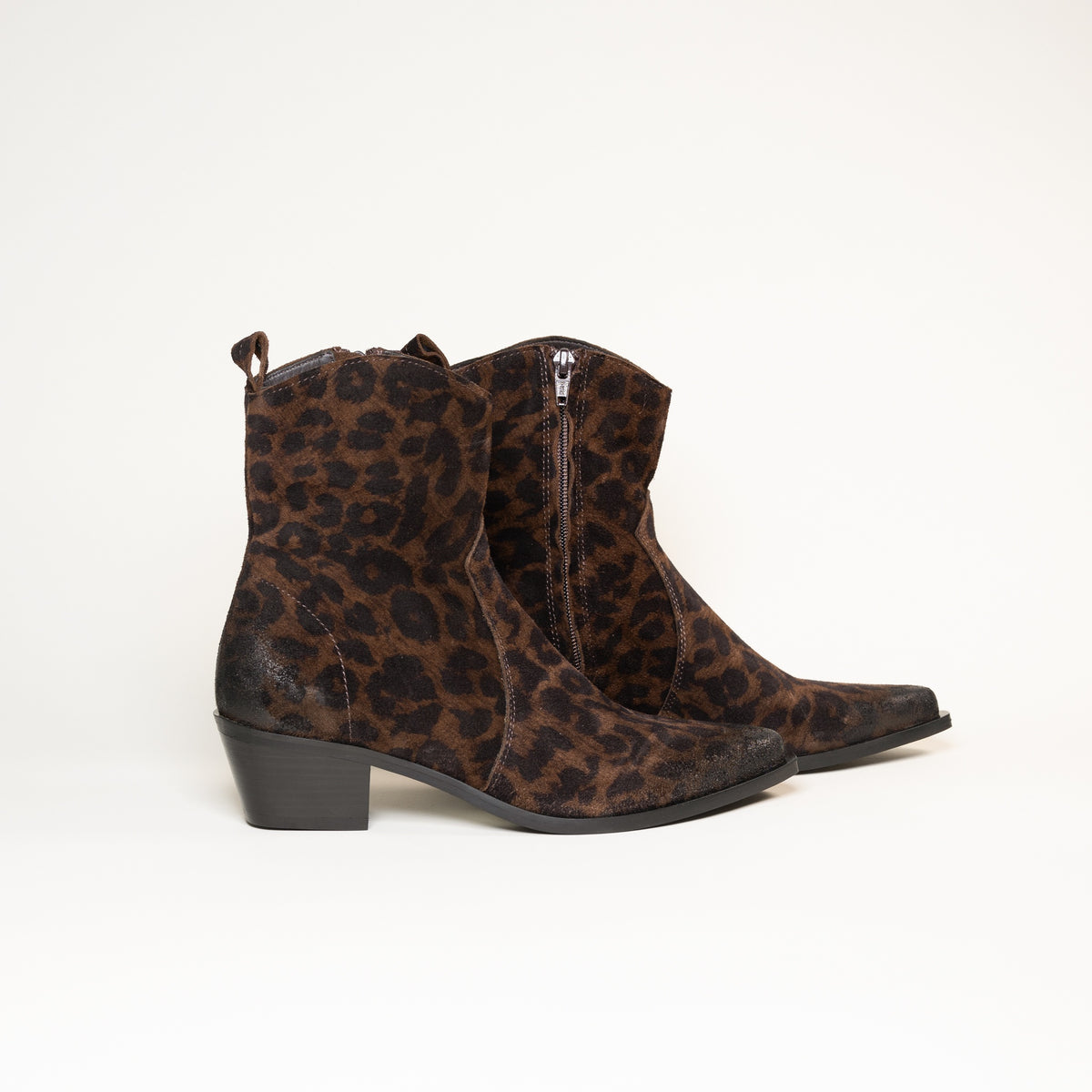 Bottines Semerdjian E1454E5 Croleo Bruciato vue latérale animalier