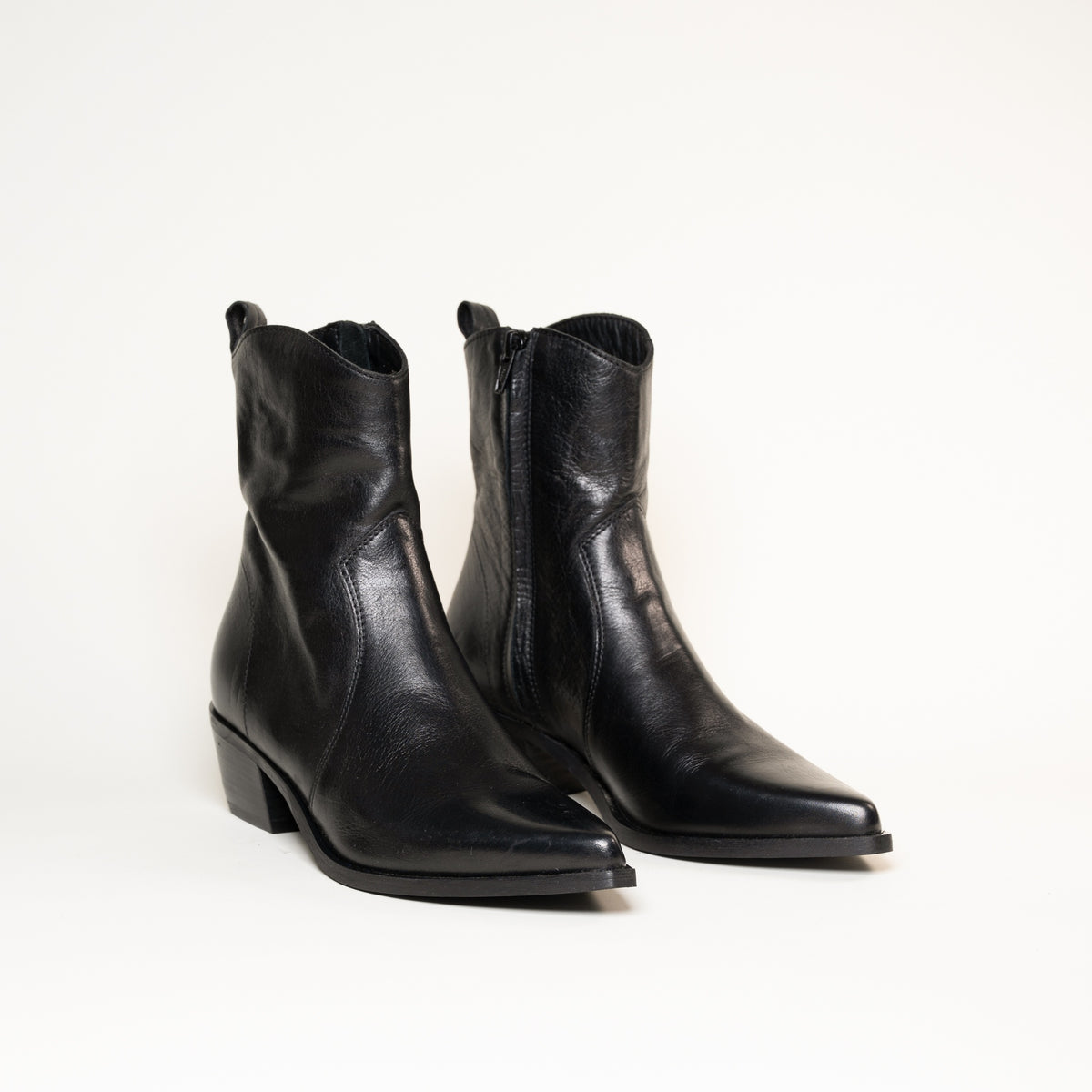 Bottines Semerdjian E1454E5 Nirvana Nero cuir noir fabrication Italie