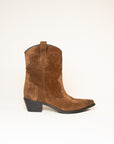 Bottines femme Semerdjian E1467E1 Crosta Tabacco cuir seconde peau