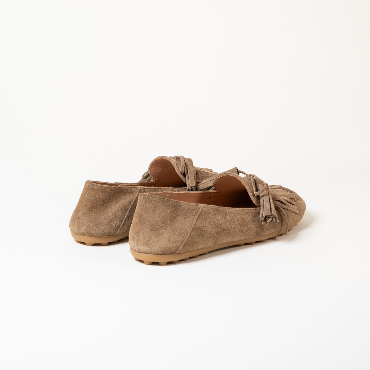 Mocassins 186 Camoscio Visone — Taupe