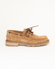 Mocassins KIM17 Camoscio Egypt — Croûte de cuir cognac et doublure cuir de veau