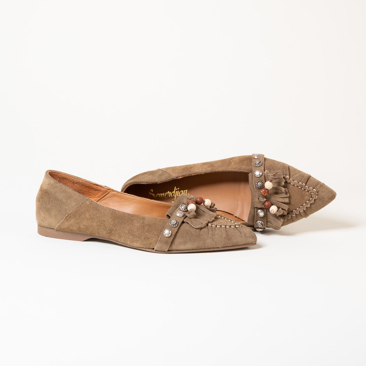 Mocassins VOGUE 01 Camoscio Visone — Gomme
