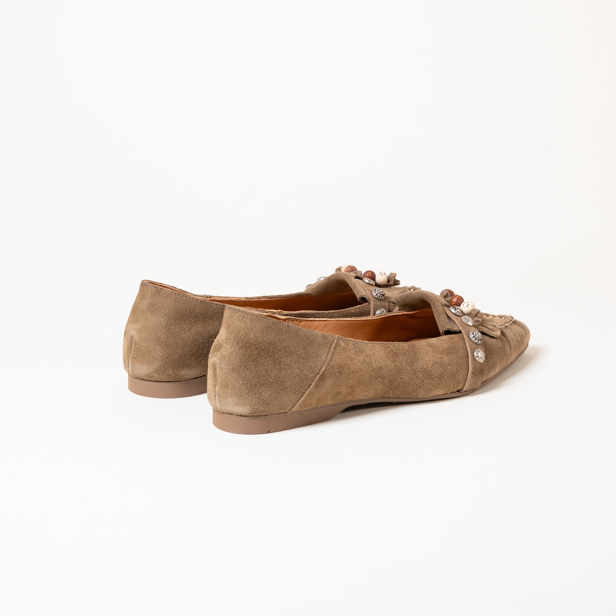 Mocassins VOGUE 01 Camoscio Visone — Taupe