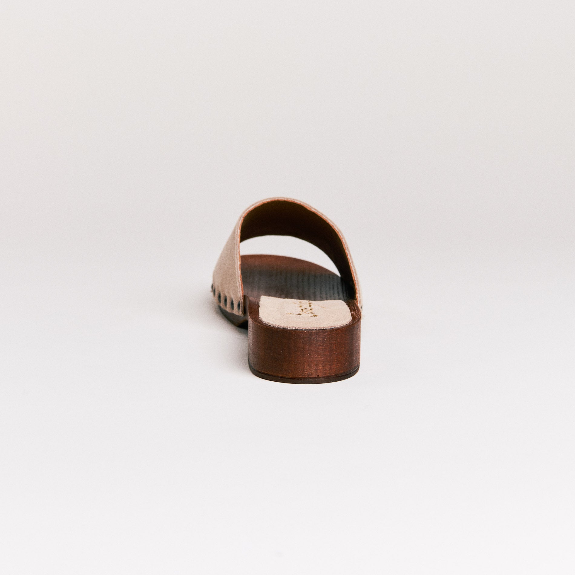 Mules femme Semerdjian Iole cuir crosta milo artisanal européen