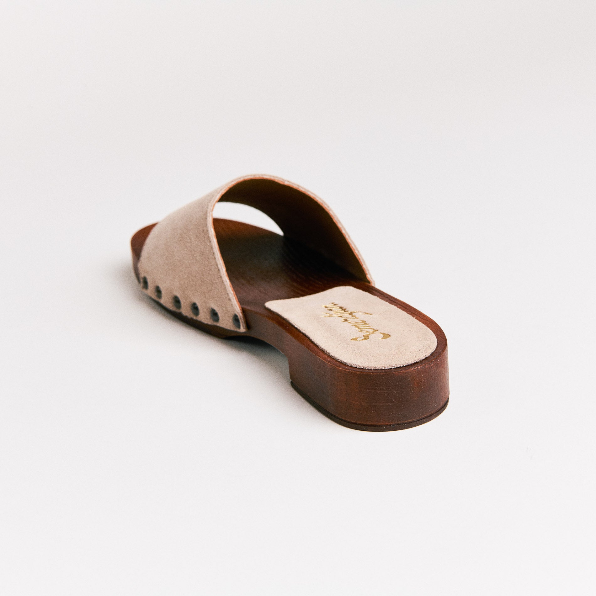 Mules femme Semerdjian Iole cuir crosta milo artisanal européen