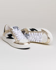 Sneakers Semerdjian Noubar D606 blanc et or